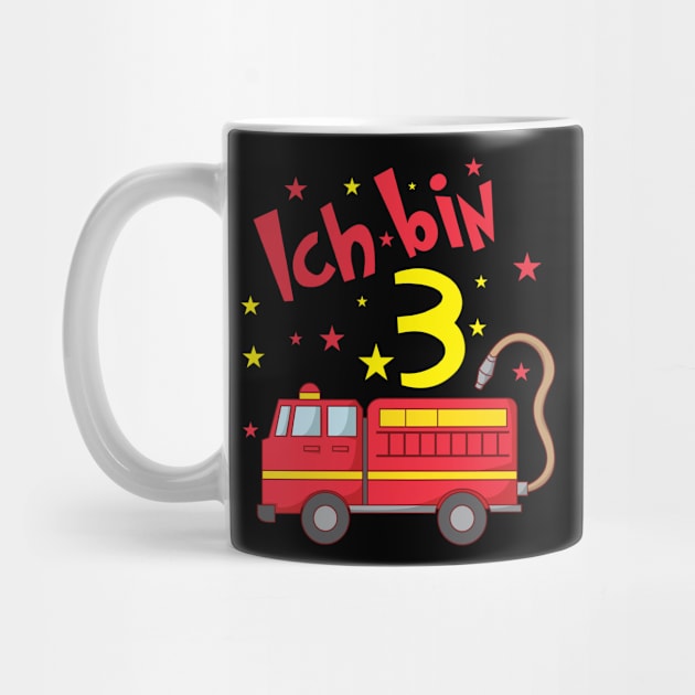 I am 3 years old fire engine birthday by dieEinsteiger